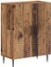 vidaXL - Badkamer - Opbergkast - HAARLEM - Oud hout - 59,5 x 31 x 80 cm