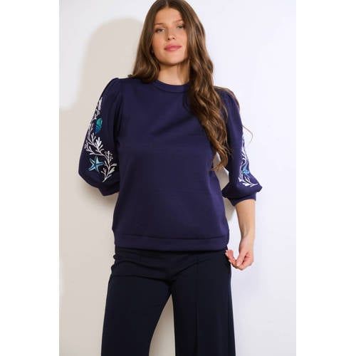 LOLALIZA sweater donkerblauw