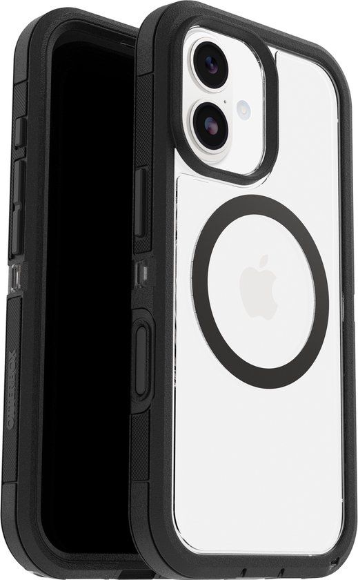 OtterBox Defender Pro XT Clear Case voor Apple iPhone 17 - Zwart/Transparant