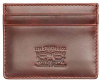 Levis Billfold Portemonnee Leer Bruin Mannen