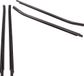 Toyota 4x joints de fenêtre, moulures de fenêtre et cadres de fenêtre pour Toyota Hilux, années modèles 2005 - 2015