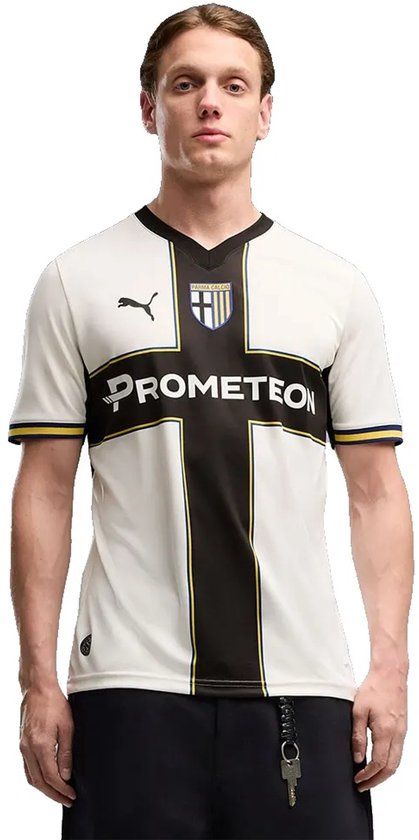 Puma Parma Calcio 1913 Thuis T-shirt Met Korte Mouwen Wit XL Man