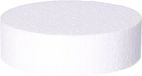 Glorex Hobby polystyrène formes disque rond - D10 x H4 cm - matériel de bricolage - à décorer soi-même