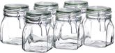 Mäser Gothika Weckpotten, set van 6 stuks, 9 cl, transparant glas met beugeldeksel