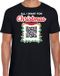Bellatio Decorations Bellatio Christmas sweaters Kerst QR code kerstshirt All I want: Alleen maar zuipen heren zwart XXL
