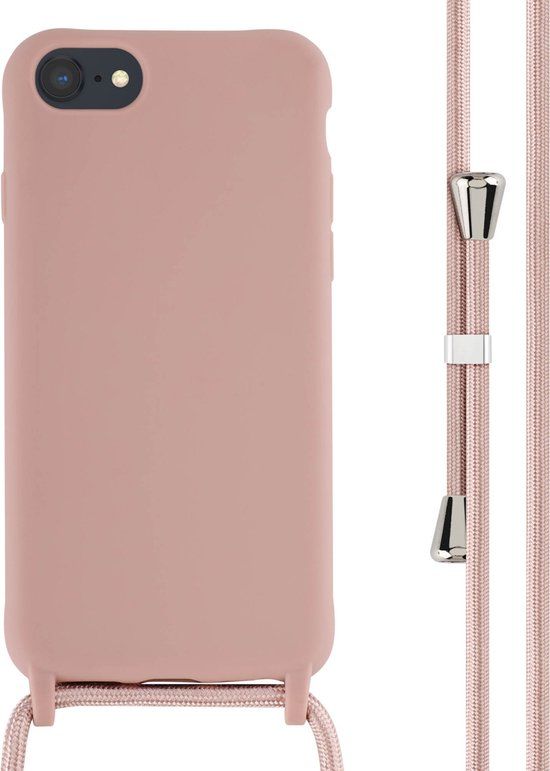 iMoshion Hoesje Met Koord - iPhone SE (2022/2020) / 8 / 7 - Roze