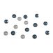 Rayher 14799404 Rocailles-mix met groot gat, 5,5 mm ø, turquoise tinten