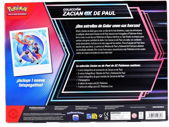 Pokémon Pokemon Pokemon TCG - Hop’s Zacian ex Box - ES TCG