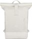 Sac à dos moyen sans marque pour femmes et hommes, roltop, pour université, vélo professionnel, 15 litres, hydrofuge, blanc crème
