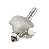Trend Professioneel Kogellager Geleide Ovolo Frees, 9.5Mm Radius, 1/4 Inch Schacht, 32Mm Snijdiameter, 16Mm Snijlengte, Twee Lagerringen, Hardmetalen Punt (Tct), 46/140X1/4Tc