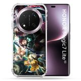 Cokitec Versterkte hoes voor Honor Magic 7 Lite 5G Manga Demon Slayer Group