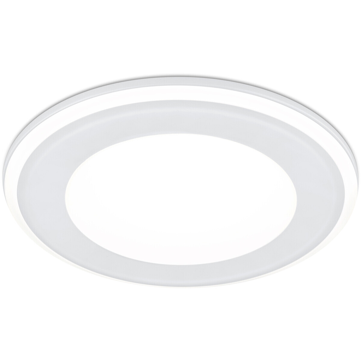 BES LED LED Spot - Inbouwspot - Trion Auran - 10W - Warm Wit 3000K - Rond - Mat Wit - Kunststof