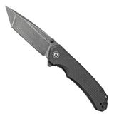 Civivi Brazen C2023DS-1 Damascus Droppoint Black Coarse Micarta Zakmes