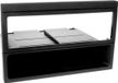 1-DIN Paneel met aflegbakje. Mazda MX-5 / 323 (F) / 626 Kleur: Zwart