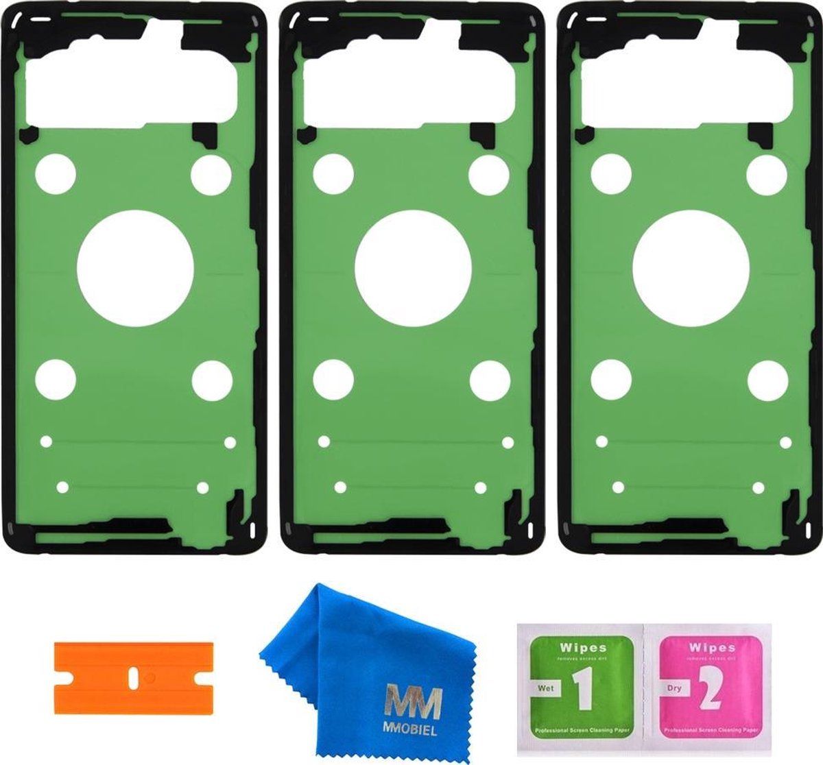 Mmobiel 3x Waterdichte Achterkant Back Cover Stickers voor Samsung Galaxy S10 G973F