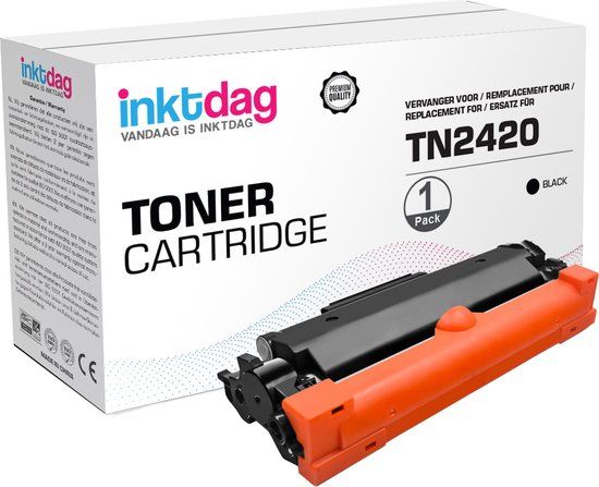 inktdag huismerk Brother TN-2420 toner zwart (met chip!)