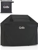 Grillx Barbecue Hoes - 170 x 61 x 117cm - BBQ Hoes Waterdicht - Beschermhoes Inclusief Trekkoord