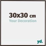 yd. - Cadre photo 30x30 cm - Plastique - Anthracite
