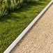 vidaXL Profil de jardin pour couverture, 10 pièces, 100 x 5 x 5 cm, acier, blanc