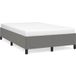 Maison Exclusive - Lit cadre sans matelas gris foncé 120x190 cm tissu