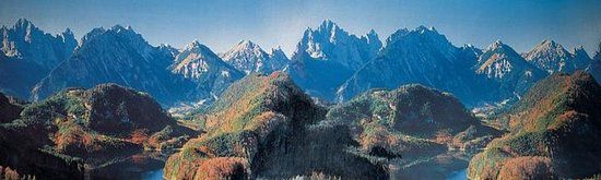 Faller - Modelachtergrond Neuschwanstein