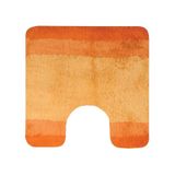 Spirella Balance Badmat – Antislip Badkamermat met Structuur door Verschillende Poolhoogtes – Geschikt voor Badkamer en Douche – Polyester – Oranje – 55 x 55 cm