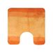 Spirella Balance Badmat – Antislip Badkamermat met Structuur door Verschillende Poolhoogtes – Geschikt voor Badkamer en Douche – Polyester – Oranje – 55 x 55 cm