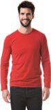 Lemon & Soda Heren shirt met lange mouwen S oranje
