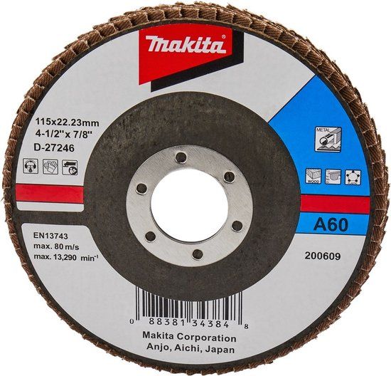 Makita Schuursch.115x22mm K60 Uni-FE - D-27246