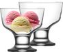 Lav IJcoupes Dessert Serveer Schaaltjes - Set van 4 - Glas - 285 ml