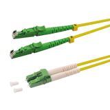 Logilink FP0EL05 Glasvezel kabel 5 m LSZH OS2 E-2000 (LSH) LC Geel