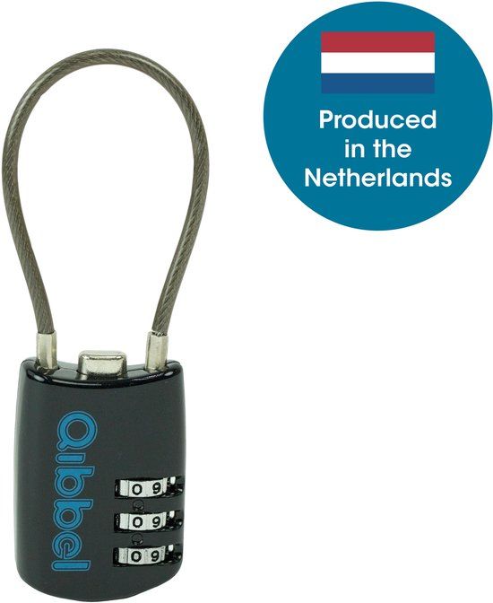 Qibbel Air Slot - Zwart - Kabel - 14 cm