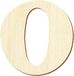 Merkloos Magnolia multiplex letters - wenstekst/belettering met selectie - populierenhout 3mm