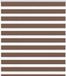 Zebra rolgordijn 135x150 cm stofbreedte 130,9cm polyester bruin