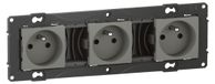 Legrand BTAL23CD 3 stopcontacten, voorbekabeld, Altège 16 A, met automatische klemmen, wolk