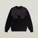G-Star Woven Mix R Knit Heren Coltrui S Zwart