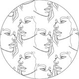 Bonateks Ronde digitaal bedrukte muismat, antislip onderkant, voor kantoor en thuis, diameter: 22 cm