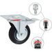 DESIGN IN 24 Pcs Roulettes Pivotantes 100 Mm