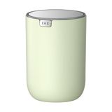 EKO Fandy 0,4 Gal/1,5 l Mini Tafelblad Prullenbak met Schommeldeksel, Desktop Prullenbak voor Badkamer Aanrecht, IJdelheid, Koffie of Kantoor, Kleine Vuilnisbak (Matcha)