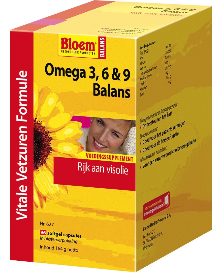 Bloem Omega 3 6 & 9 Balans Softgels