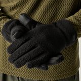 Regatta Borg Handschoenen L-XL Zwart Effen Polyester/Leer Unisex