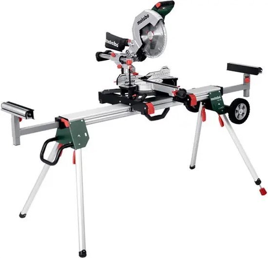 Metabo Afkortzaag KGS 305 M met trekfunctie | nieuwste model + KSU 401 onderstel - 691216000