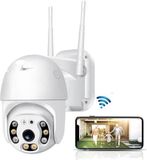 Merkloos Beveilgingscamera - Wifi Smart - Waterbestendig - IP66 - Draai- en kantelbaar - 1080P