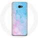 Maniacase Etui voor Samsung Galaxy A3 2016 Blauwe Roze Achtergrond