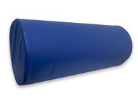 QUIRUMED Rolkussen, 55 x 20 cm, Blauw, Kunstleer, Ergonomisch, Schuimrubber