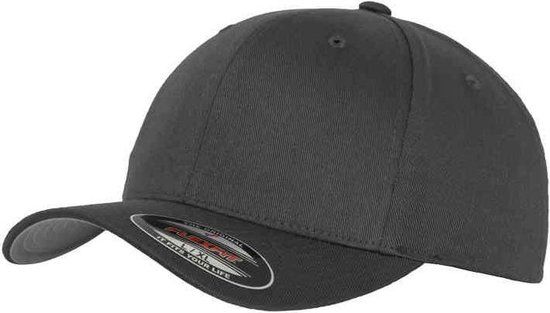 Flexfit Wooly Combed Unisex Cap - donkergrijs - S-M