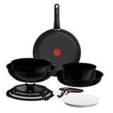 Tefal Ingenio Excellence Ceram - Set de casseroles - 11 pièces - Fusion Core - Noir