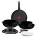 Tefal Ingenio Excellence Ceram - Set de casseroles - 11 pièces - Fusion Core - Noir