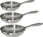 Secret de Gourmet Poêles Acoma - Dia 24/26/28 cm - Tous feux - Argent Inox