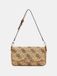 Guess Petit Sac à Bandoulière Femme - Imprimé Logo - Circe - Similicuir - 26x14x4 cm